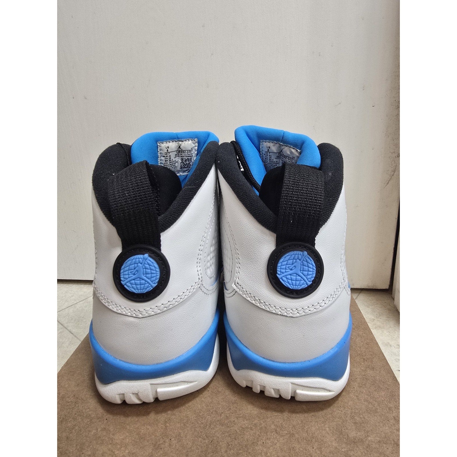 Jordan Air Jordan 9 Powder Blue Sneaker White Black Blue 2024 FQ8992-101