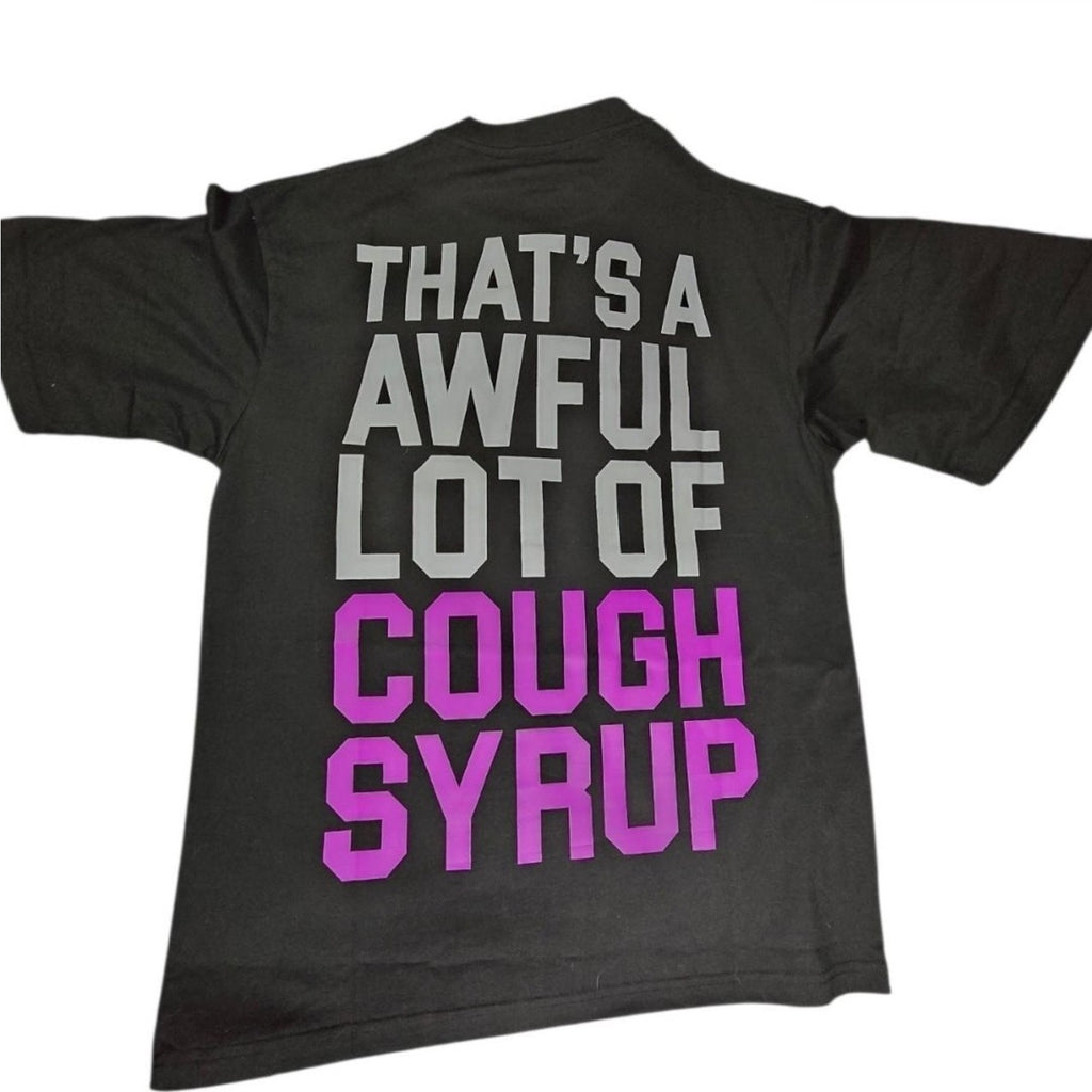 Desto Dubb That's a Awful Lot of Cough Syrup Heartbreaker Tee Black Men Med NWOT