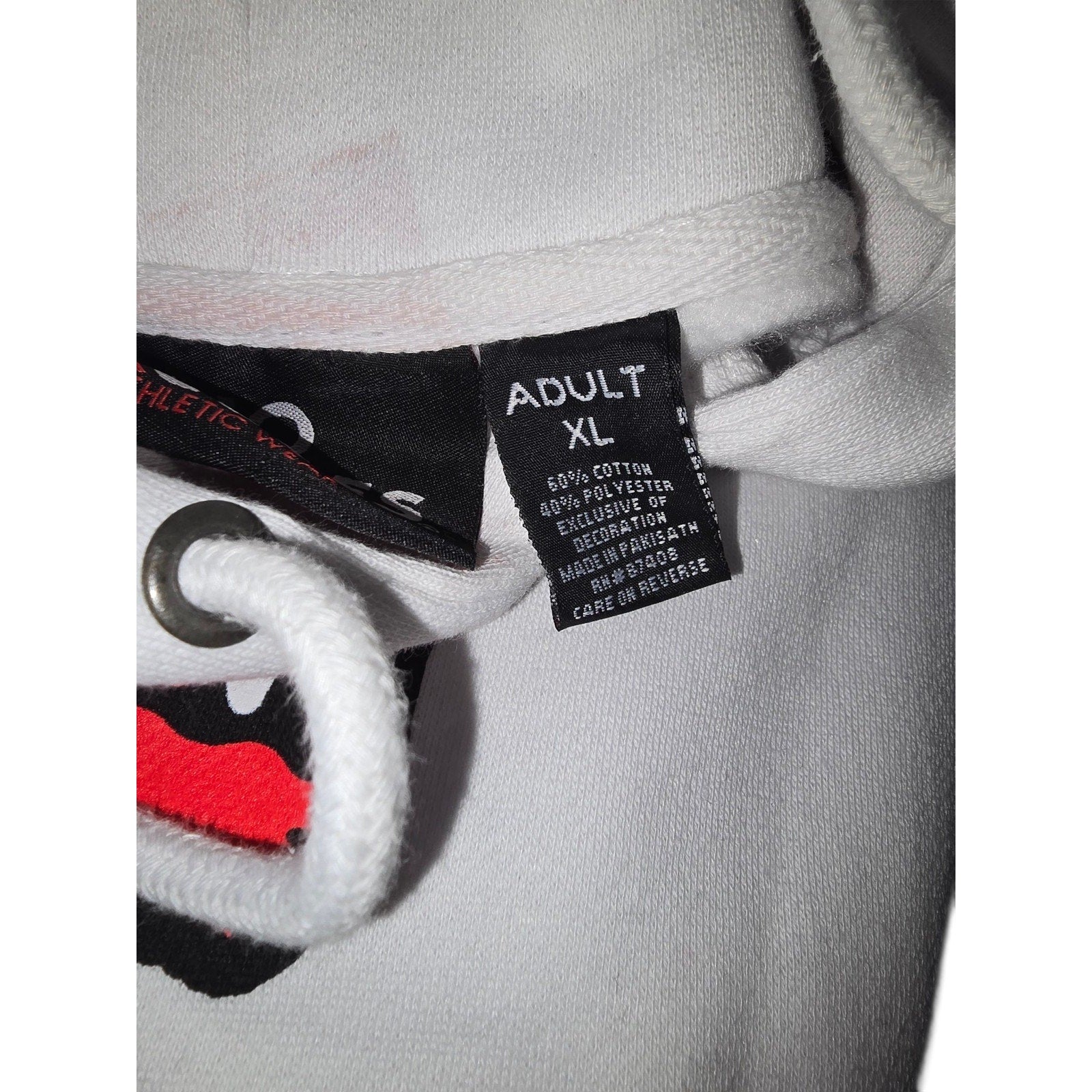 No Excuses Lonely Hearts Club More Love Devil Graphic Hoodie White XL