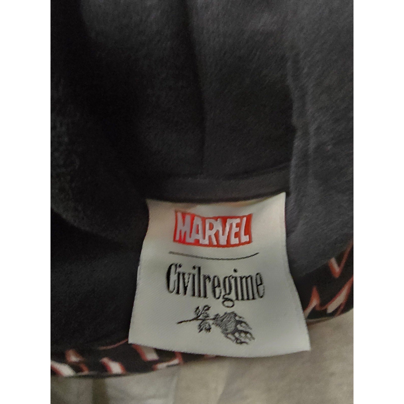 Marvel x Civil Regime Tangled In Time Chaos Hoodie Black Large NWT Spider-Man