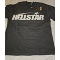 HELLSTAR Black Graphic Print Rhinestone Logo Men's Short Sleeve T-Shirt Size M