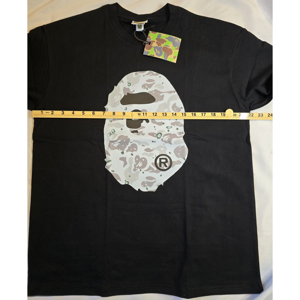 A Bathing Ape BAPE Style Graphic T Shirt Men's Size Large Black NWT Short Sleeve