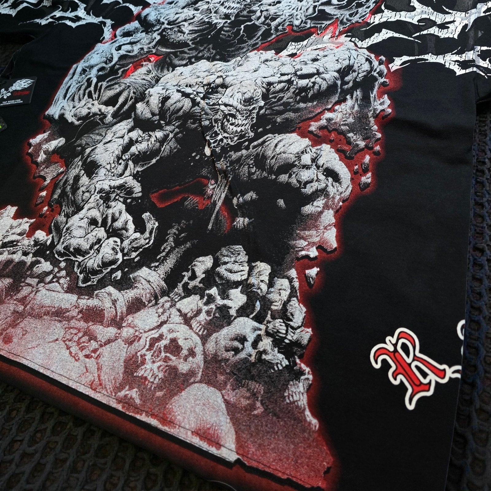 Civil Regime x Marvel Hulk Zombie 199X Oversized Tee Black Large NWT Sold Out