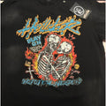 Hellstar Skeleton Rock Graphic Cotton T-Shirt Black Crew Neck Mens XL NWT NFC