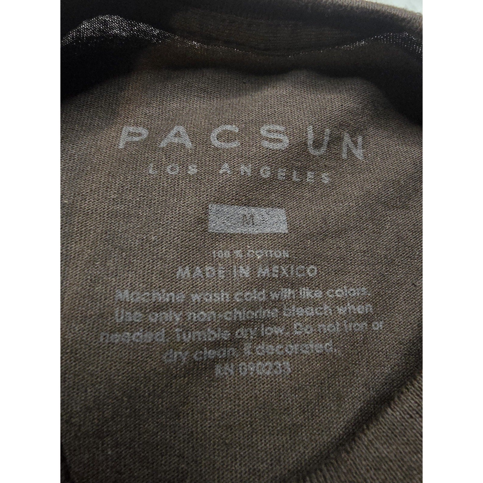 PacSun Adrenaline Graphic Tee Brown Lightning Smile Medium