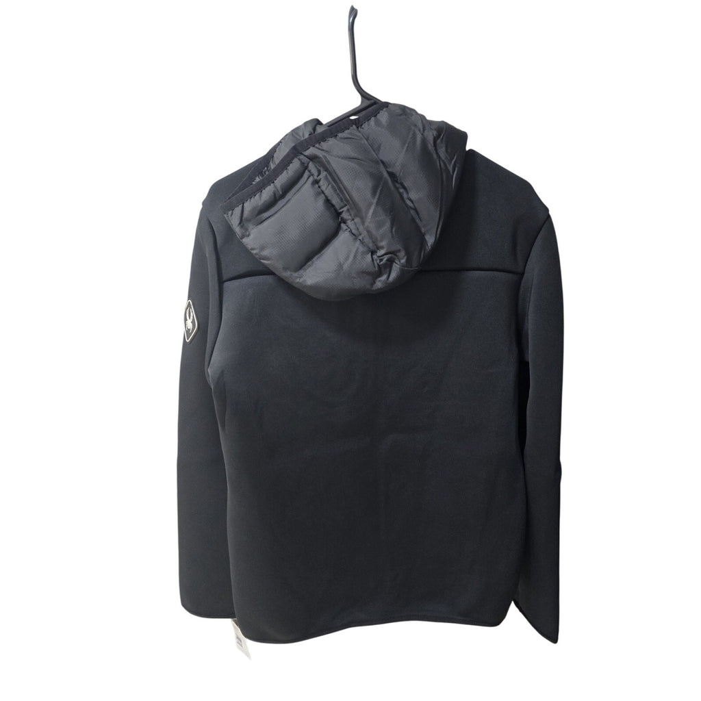 Spyder Men's Wind Resistant Black Jacket S Zipped Pockets Casual Full Zip
