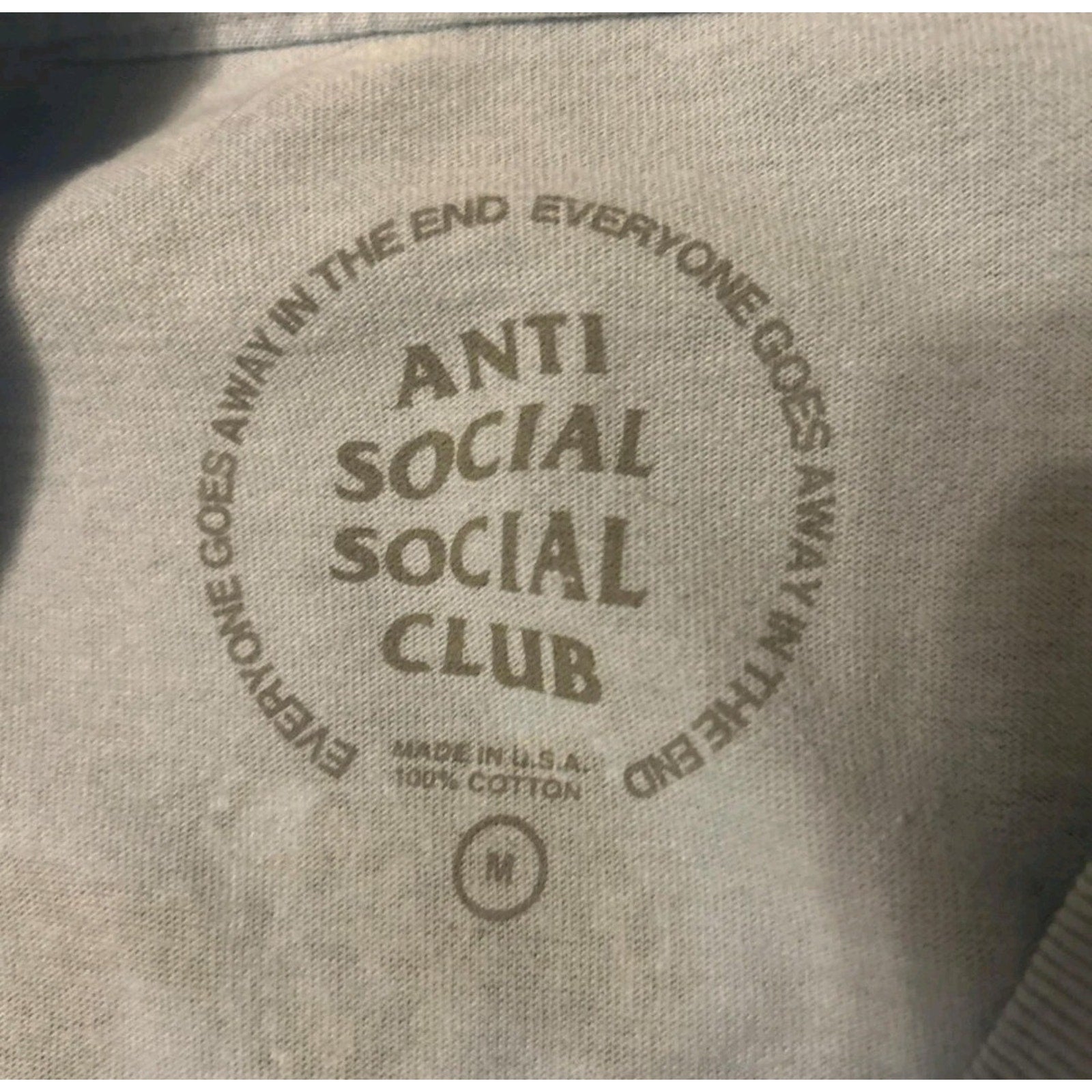 Anti Social Social Club Cherry Blossom Butterfly Tee Blue Medium ASSC Floral NWOT