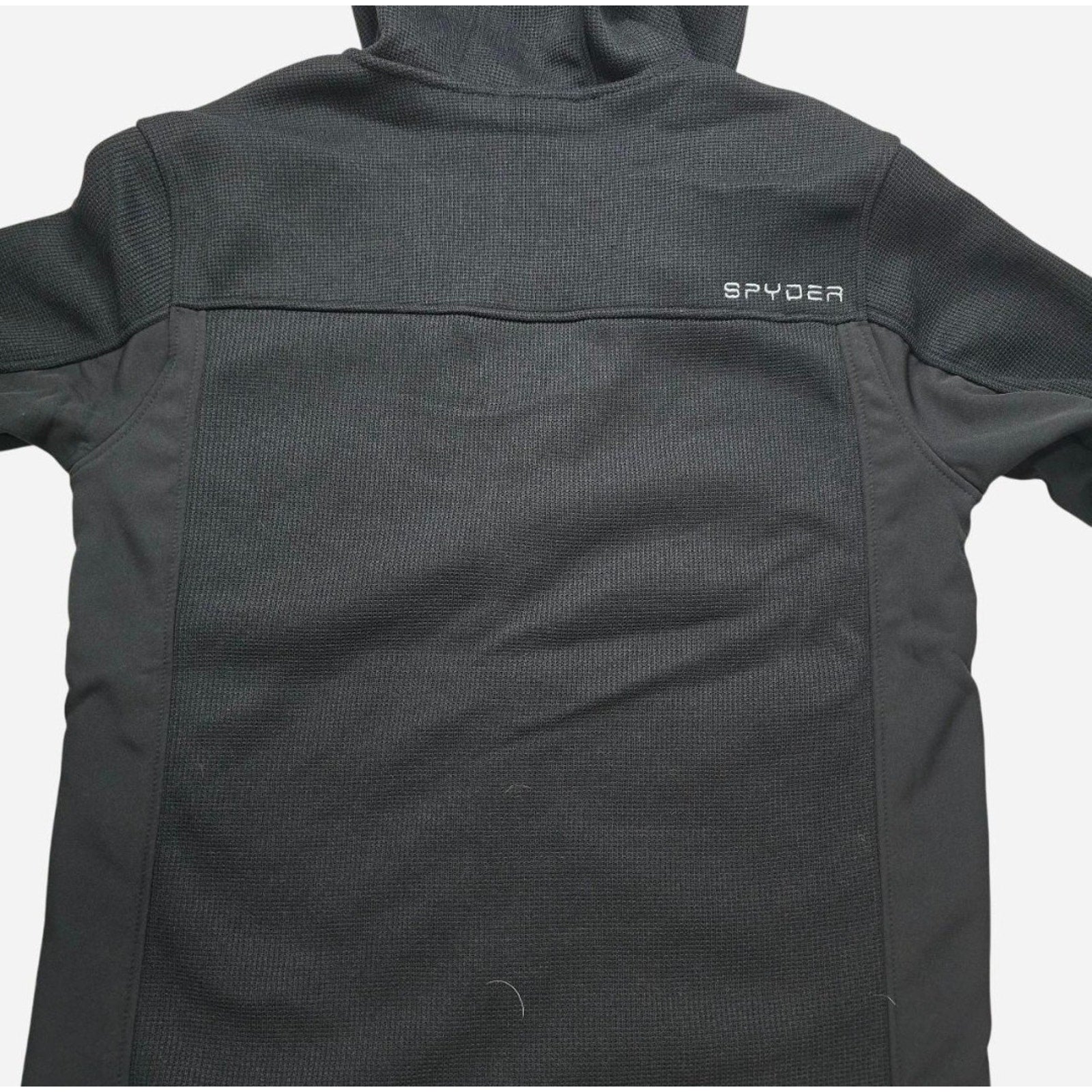 Spyder OMSP182 Black Full Zip Hooded Jacket Medium NWT $149 MSRP