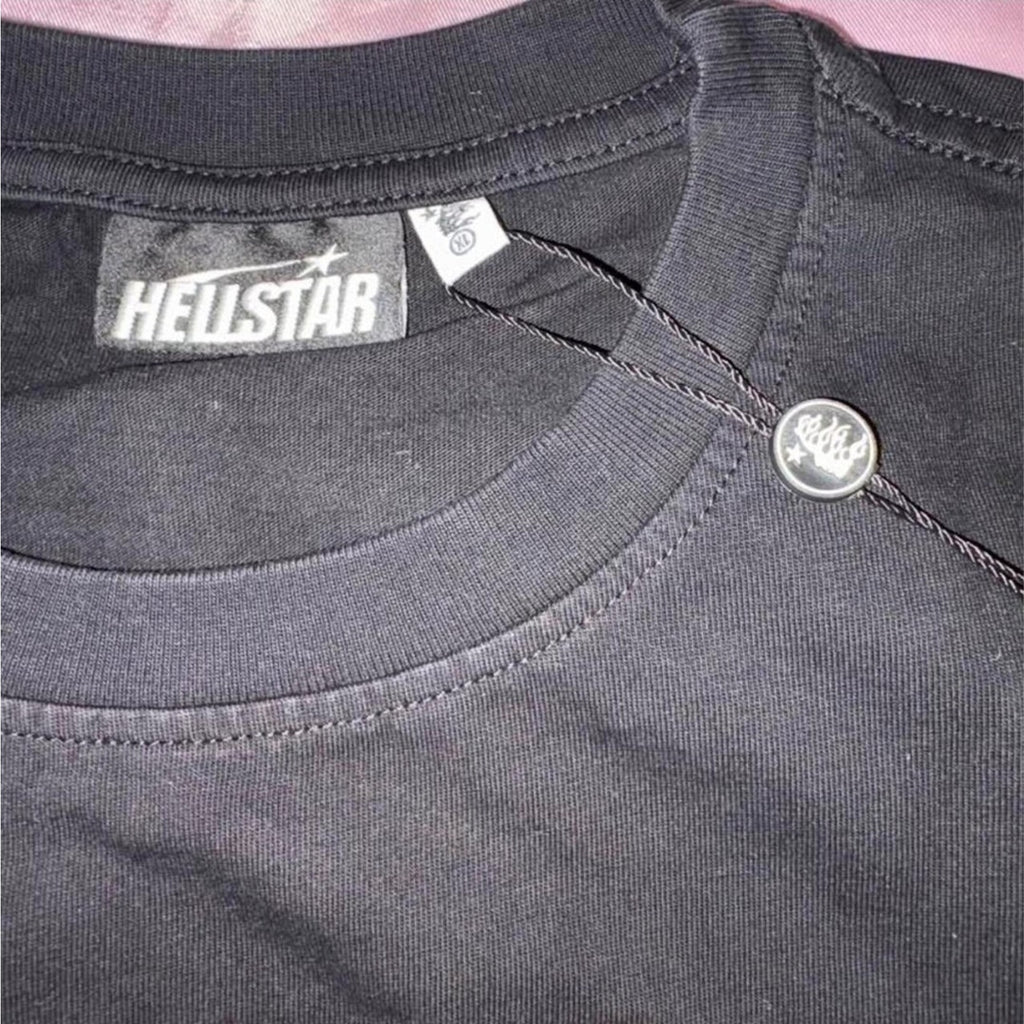 Hellstar Skeleton Rock Graphic Cotton T-Shirt Black Crew Neck Mens XL NWT NFC