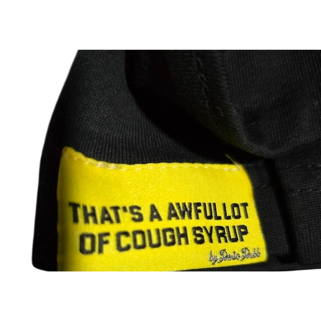 Desto Dubb That's a Awful Lot of Cough Syrup Graphic Cotton T-Shirt Black Men L