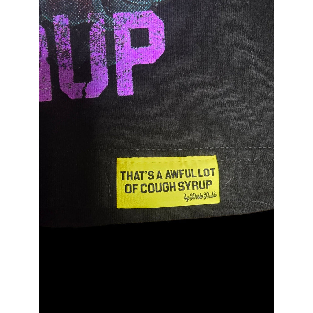 Lost Hills Skull That's A Awful Lot Of Cough Syrup Graphic T-Shirt Black Men L