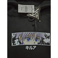 HYP x Hunter x Hunter Killua Eye Graphic Print Pullover Hoodie Black Men's Small