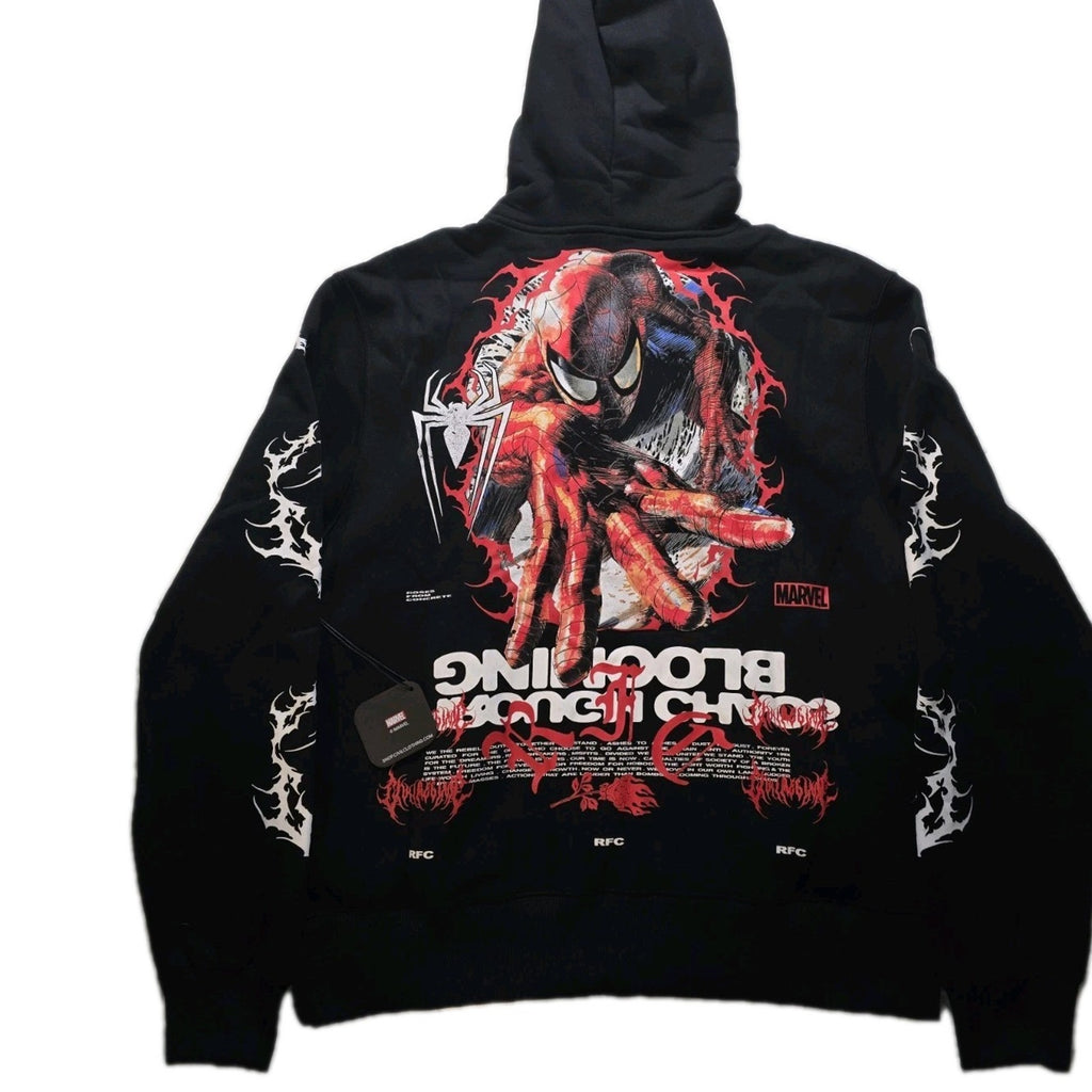Marvel x Civil Regime Tangled In Time Chaos Hoodie Black Large NWT Spider-Man