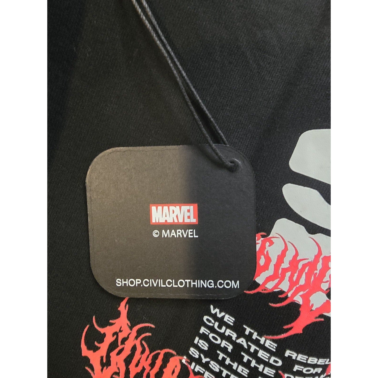 Marvel x Civil Regime Tangled In Time Chaos Hoodie Black Large NWT Spider-Man