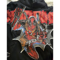 Civil Regime Marvel Deadpool Forever Regime Graphic Hoodie Pullover Black Red Medium