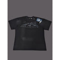 Hellstar Flame Logo Black T-Shirt Size Large NWT Graphic Streetwear Tee