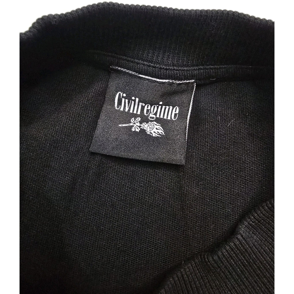 Civil Regime Welcome To Our Fire Oversized Tee Black Small NWOT Streetwear Urban