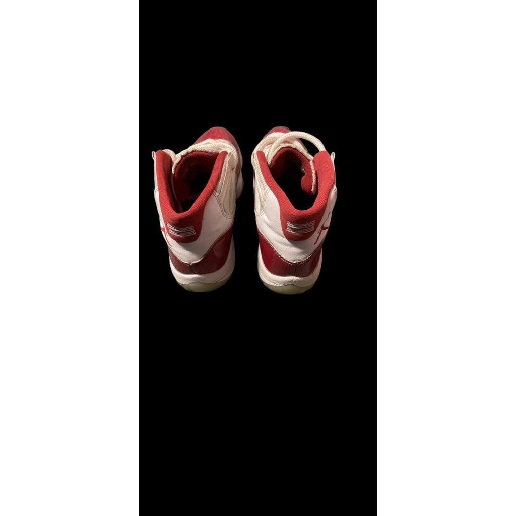 Jordan Air Jordan 11 Red/White High Top Athletic Basketball Sneakers