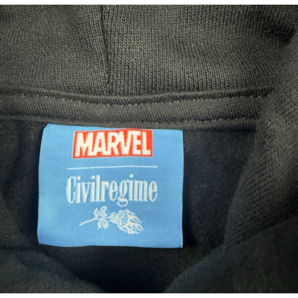 Marvel Civil Regime Wolverine Graphic Hoodie Black Medium CRHD018-811-02-M
