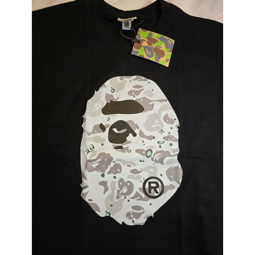 A Bathing Ape BAPE Style Graphic T Shirt Men's Size Large Black NWT Short Sleeve