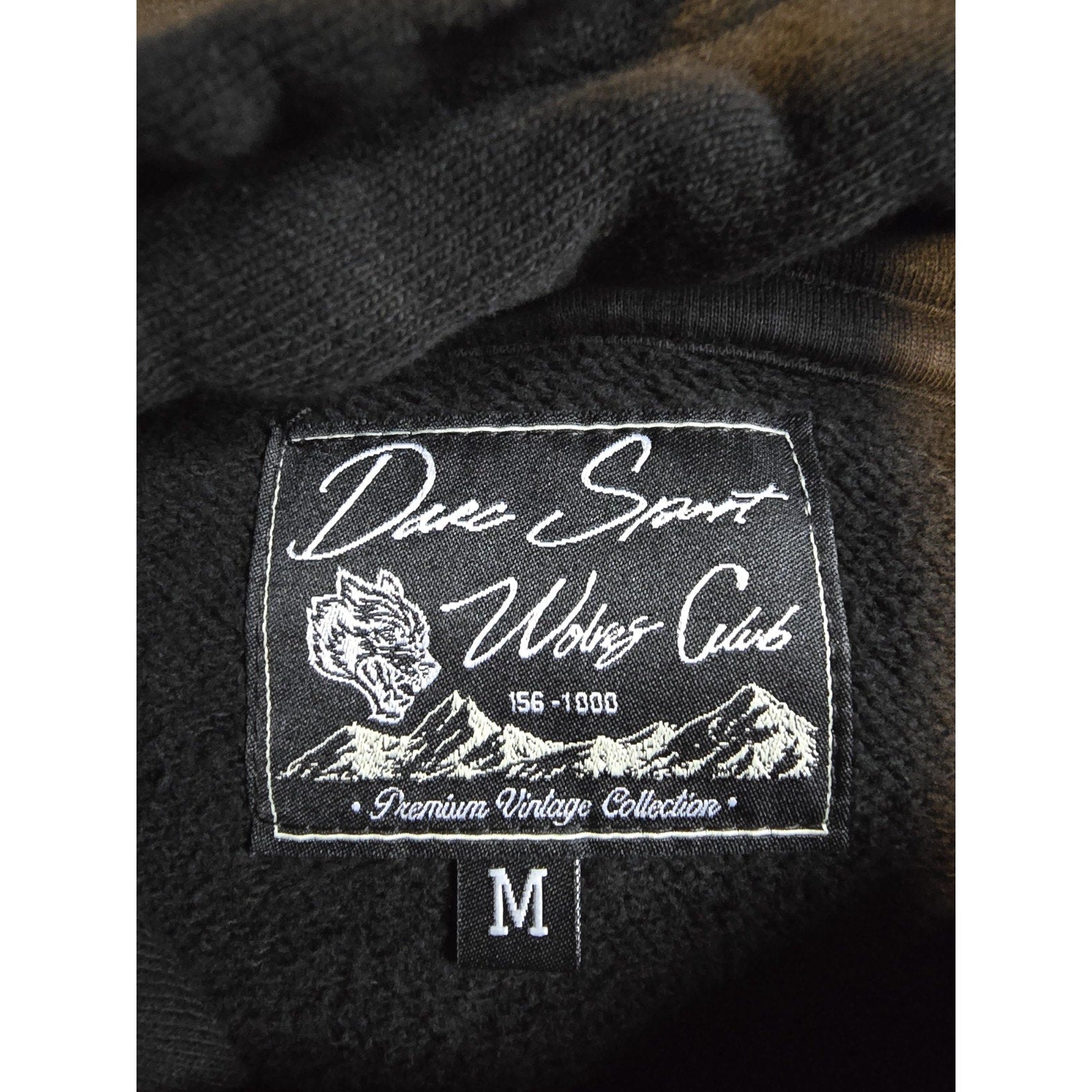 NEW Darc Sport Cerberus V2 Vintage Pierce Hoodie Wolves Black Medium NWT Rare