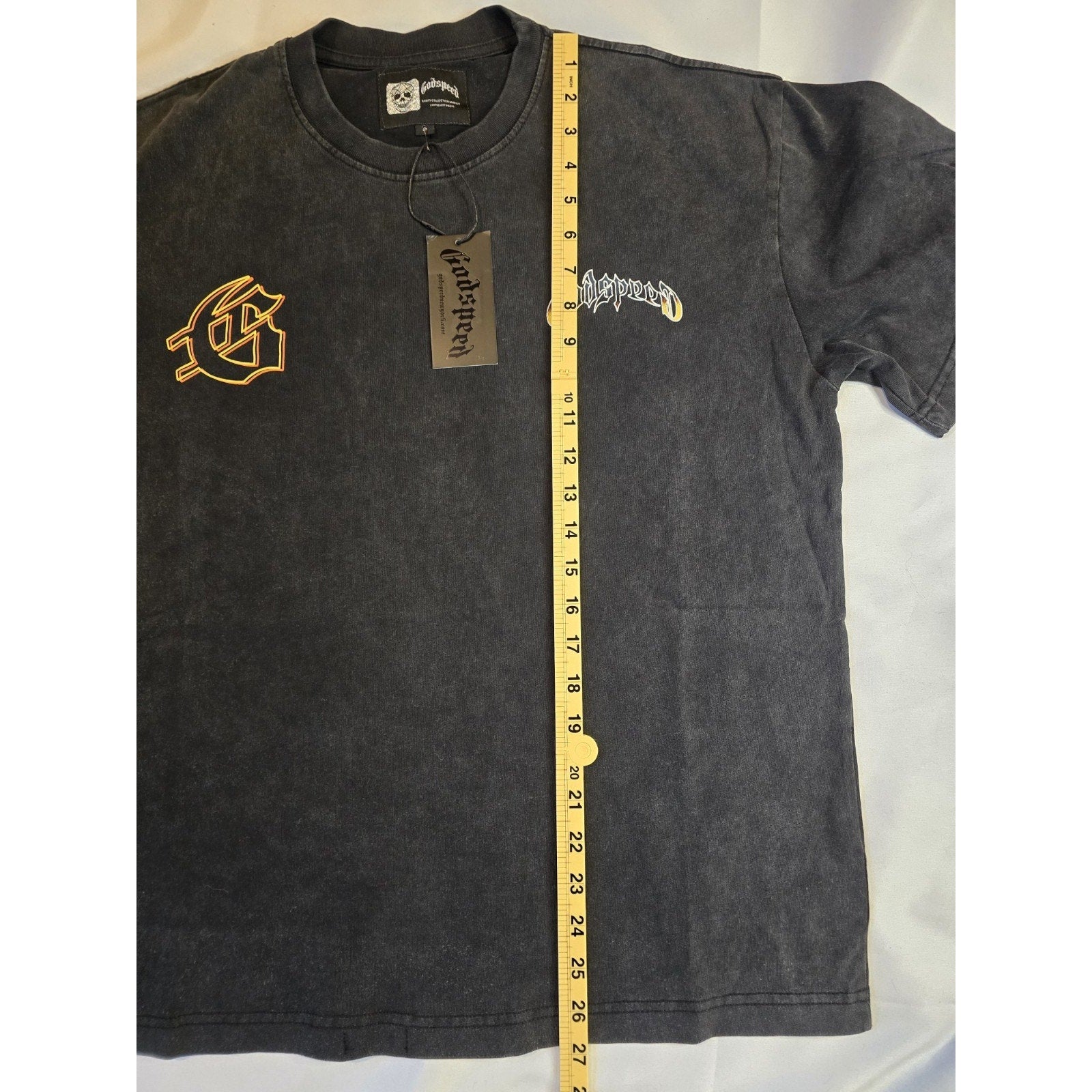 Godspeed Men's Style Shirt Size Small Harley Motorcycle Graphic Print Black NWT