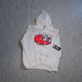 No Excuses Lonely Hearts Club More Love Devil Graphic Hoodie White XL