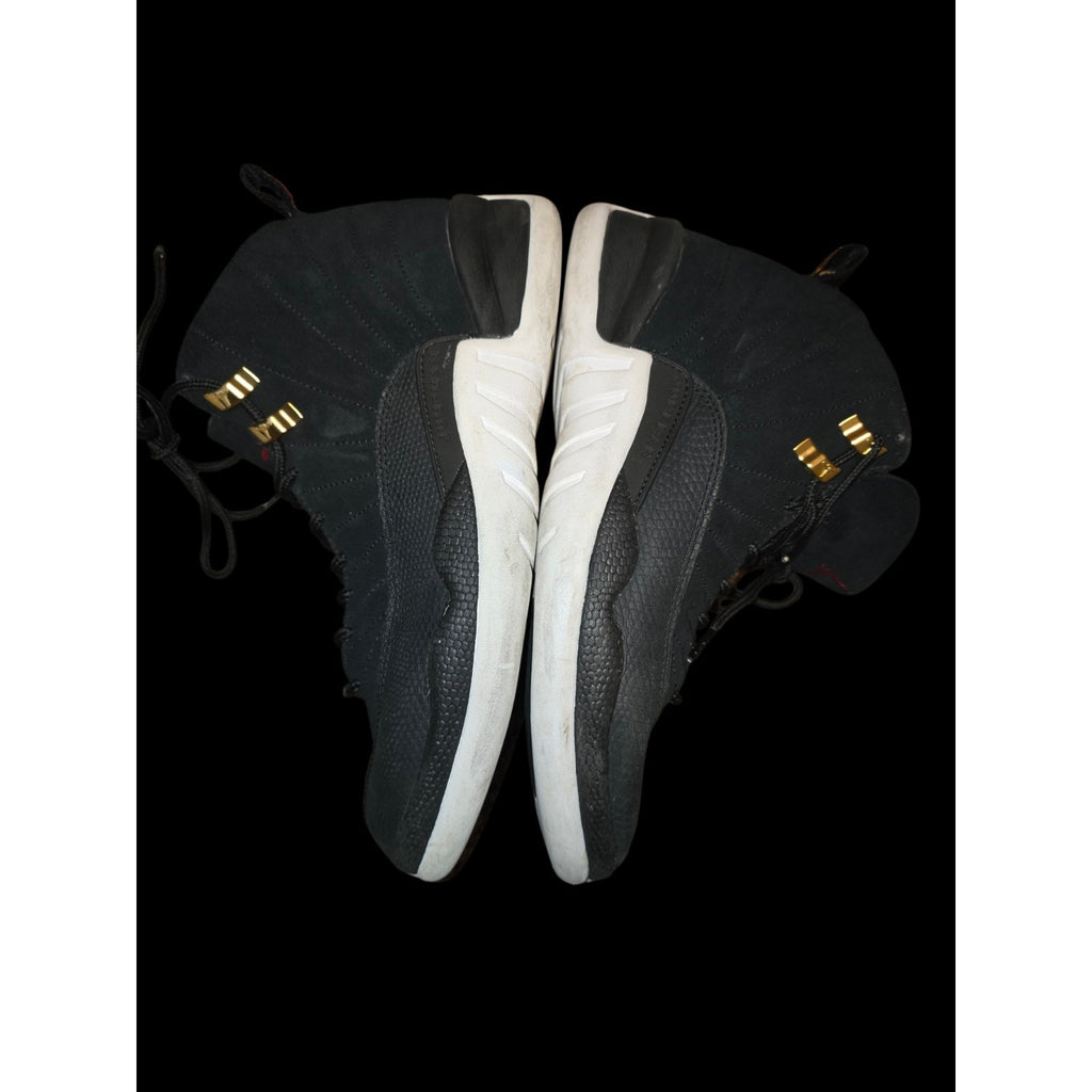 Nike Air Jordan 12 Retro Reverse Taxi 2019 Black Gold 130690-017 Size 8 No Box