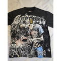 Godspeed Rarity Collection MMXXIV Skeleton Motorcycle Graphic T-Shirt Black Men…