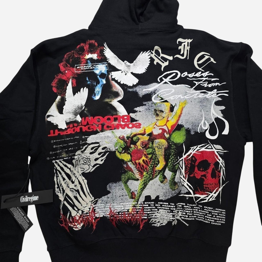 Civil Regime Bloom Snap Hoodie