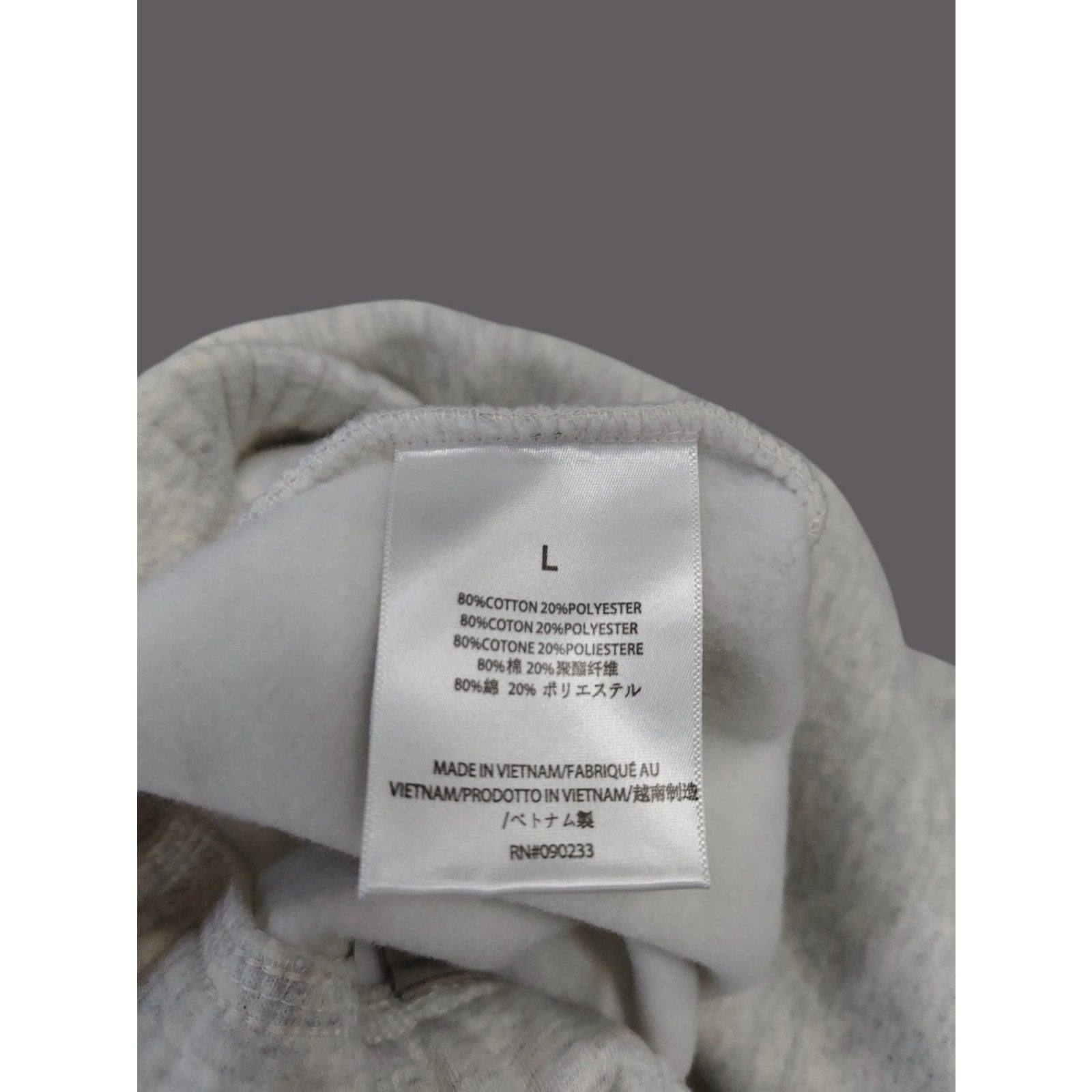 Essentials Fear of God Gray Men's Sweatpants Size L Cotton Blend Tapered Fleece