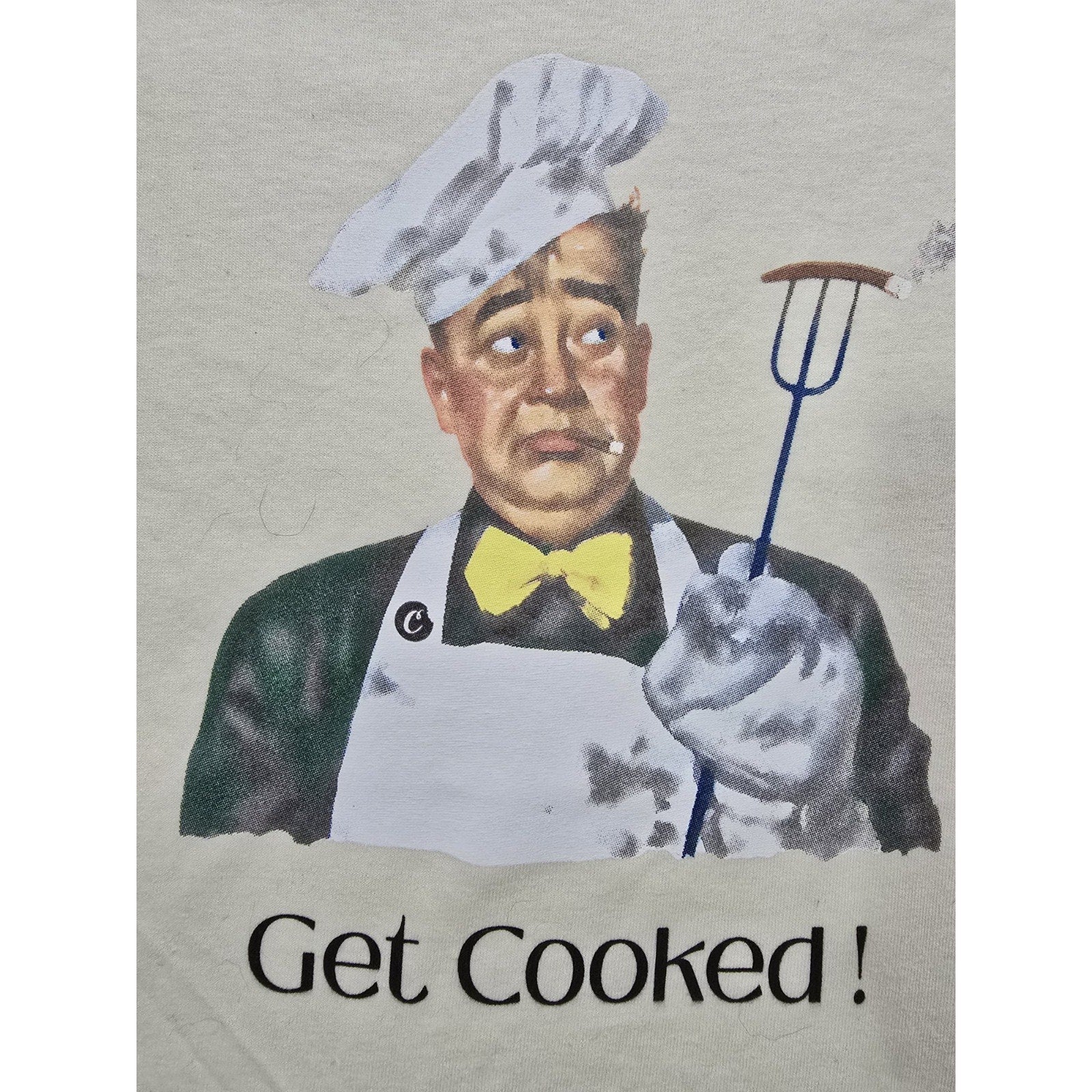 Cookies SF Get Cooked T Shirt Cream Medium NWT Graphic Tee CM241TSP04