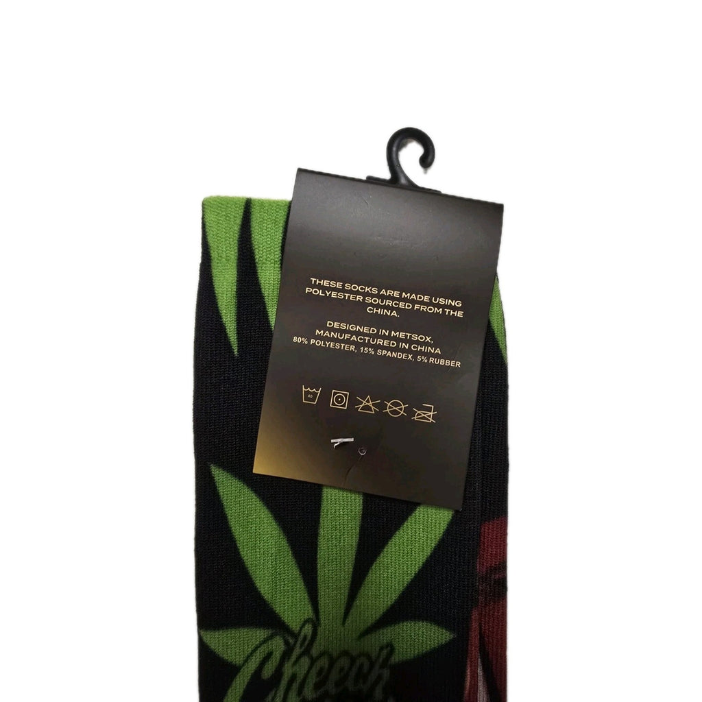 Cheech & Chong Broccoli City Crew Socks Men 9-13 Madgear Novelty