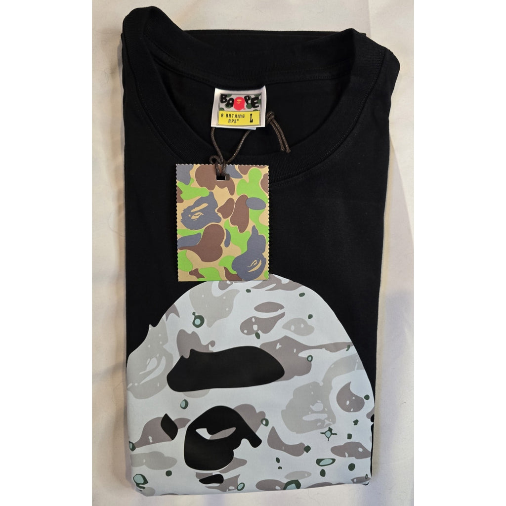 A Bathing Ape BAPE Style Graphic T Shirt Men's Size Large Black NWT Short Sleeve