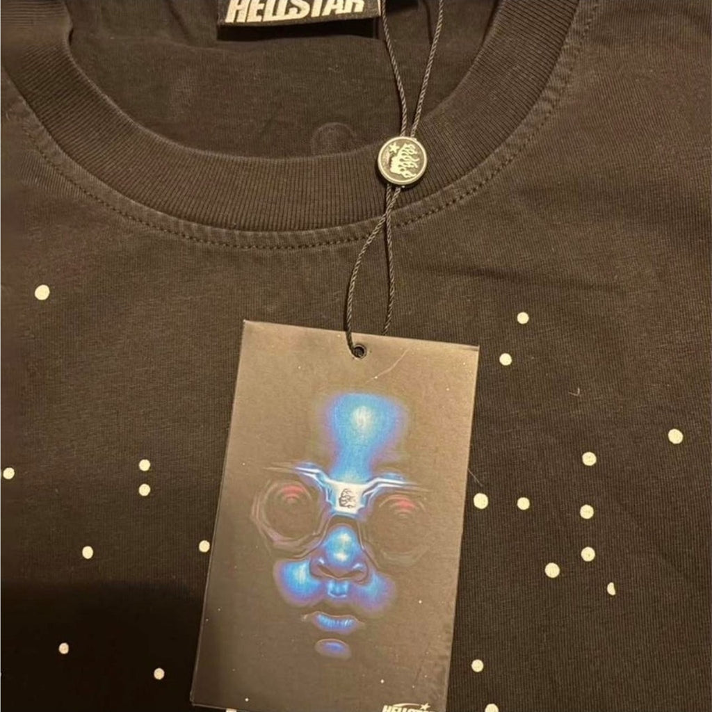 Hellstar Path to Paradise Graphic T-Shirt Black Men L Short Sleeve NWT NFC Tag