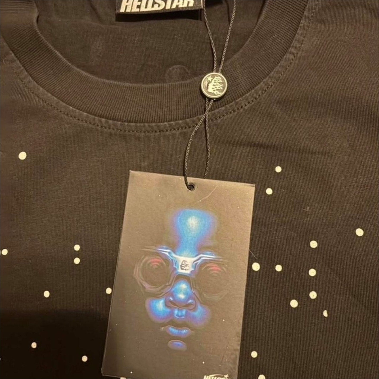 Hellstar Path to Paradise Graphic T-Shirt Black Men L Short Sleeve NWT NFC Tag