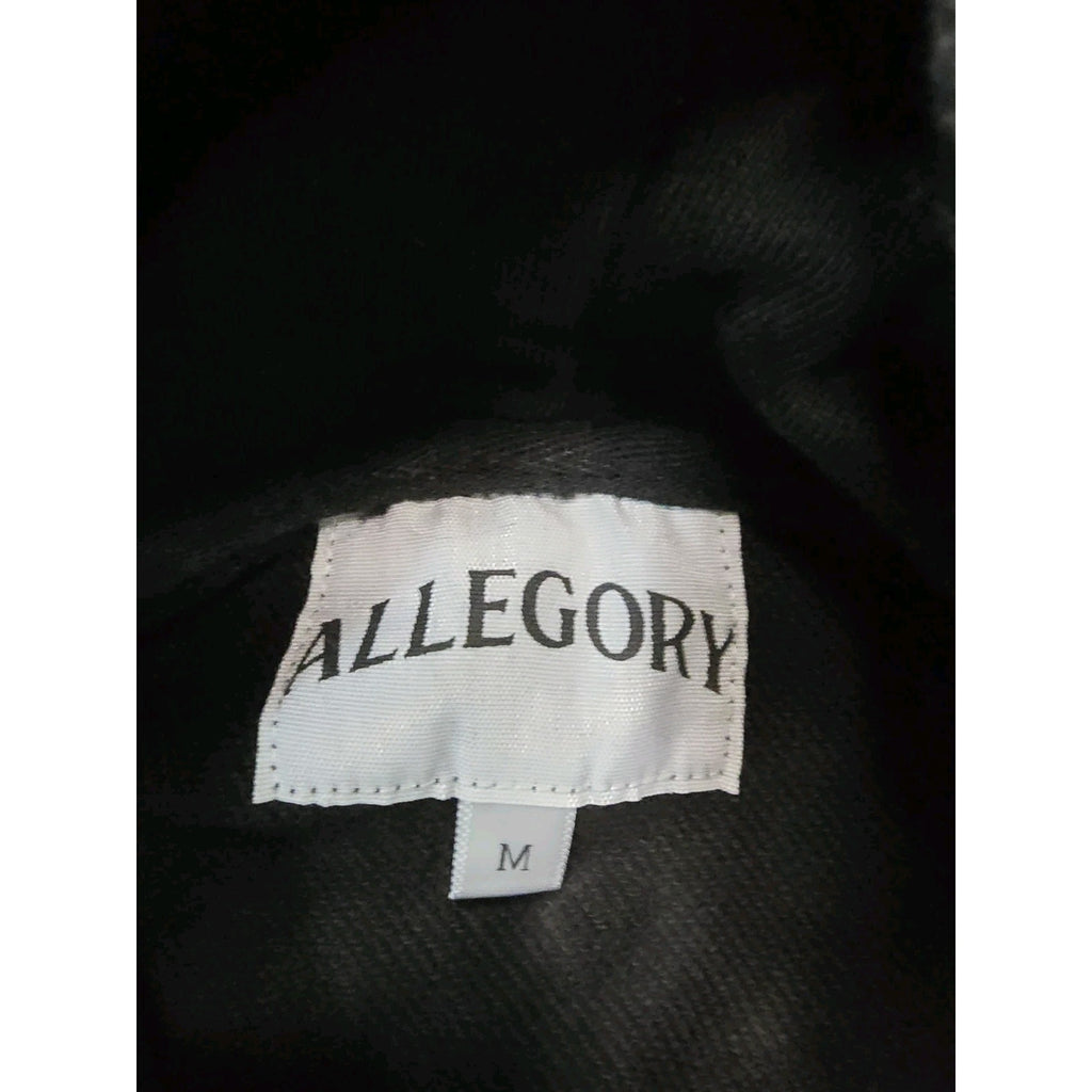 Allegory Black Mirrors White Dreams Hoodie Washed Black Mens M NIB