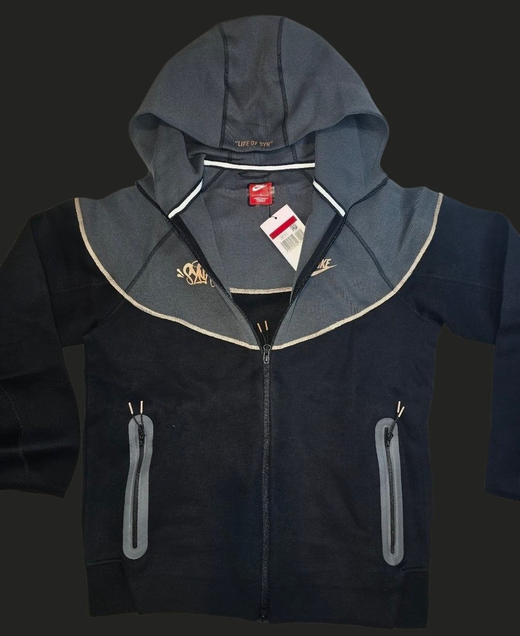 Nike Sportswear x Central Cee Tech Fleece Full Zip Hoodie Tracksuit in Size Large