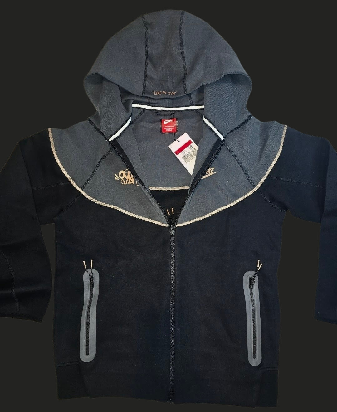 Nike Sportswear x Central Cee Tech Fleece Full Zip Hoodie Tracksuit in Size Large