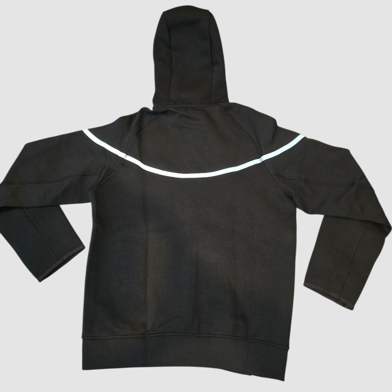 Nike Tech Windrunner Men’s 2-Piece Tracksuit Set Large Black Full Zip Hooded Pockets